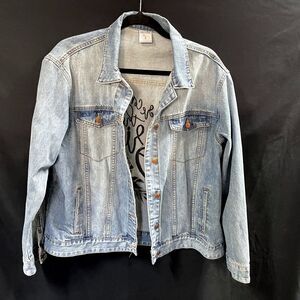 ThreeTwoOne Denim Bride Jacket Size XL Here Comes the Bride